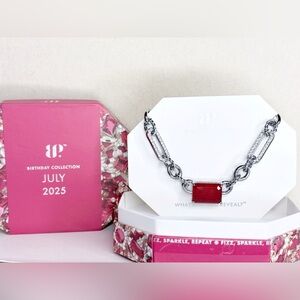 New Bomb Party July 2025 “A Sparkling Surprise Sunset” Necklace NK44143